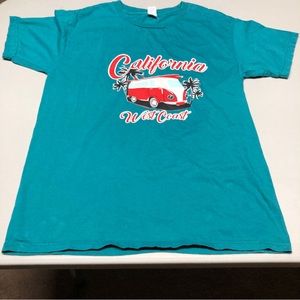 Vintage T Shirt Spectra USA Apparel Co West Coast California VW Bus Size Medium
